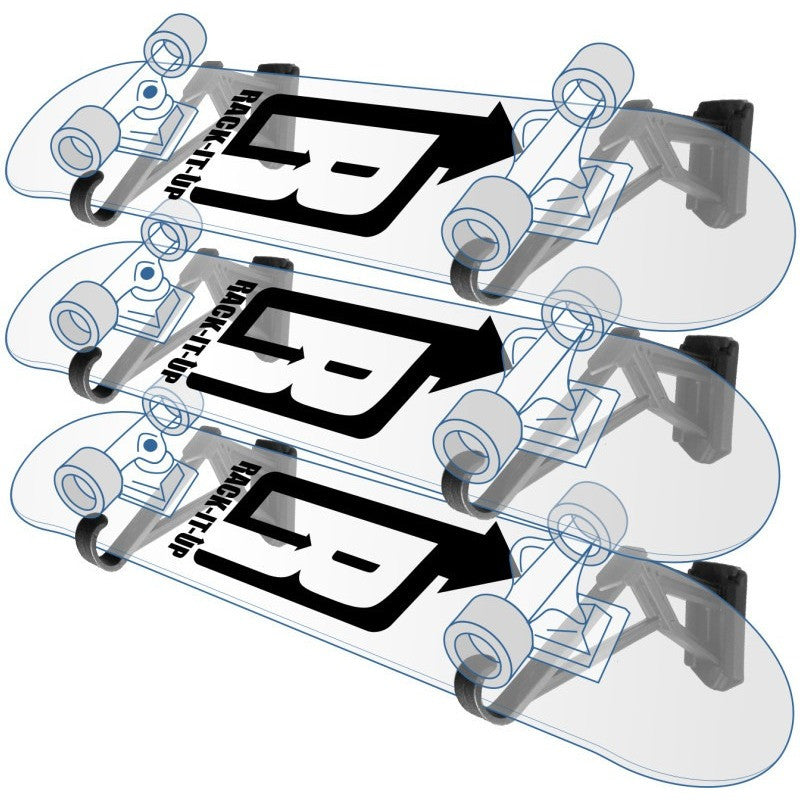 Skateboard Storage Rack - Rack-It-Up