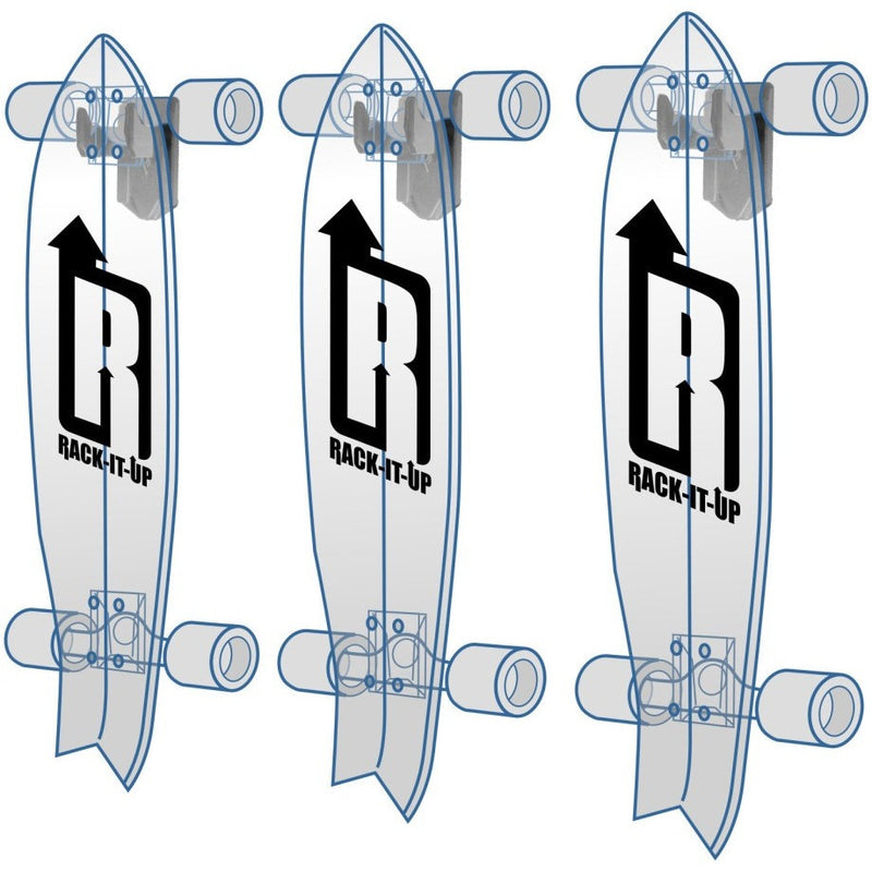 Vertical Skateboard Storage Rack - Rack-It-Up