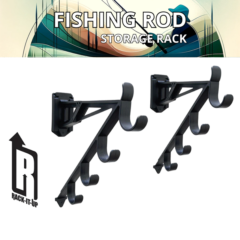 Fishing Rod Storage Racks - Rack-It-Up
