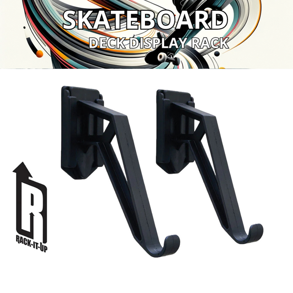 Skateboard Deck Display Racks - Rack-It-Up
