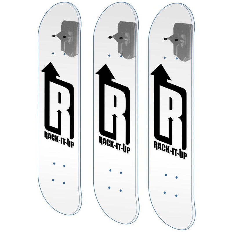 Vertical Skateboard Deck Display Rack - Rack-It-Up